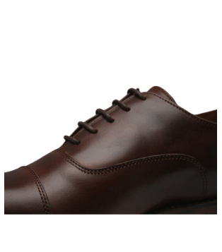Zapato Oxford marrón - negro, Calzado de Valverde del Camino