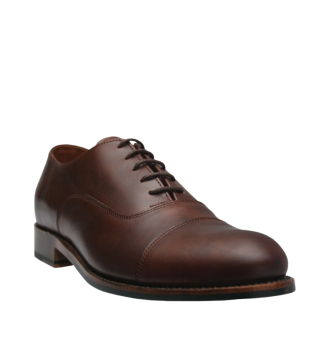 Zapato Oxford marrón - negro, Calzado de Valverde del Camino